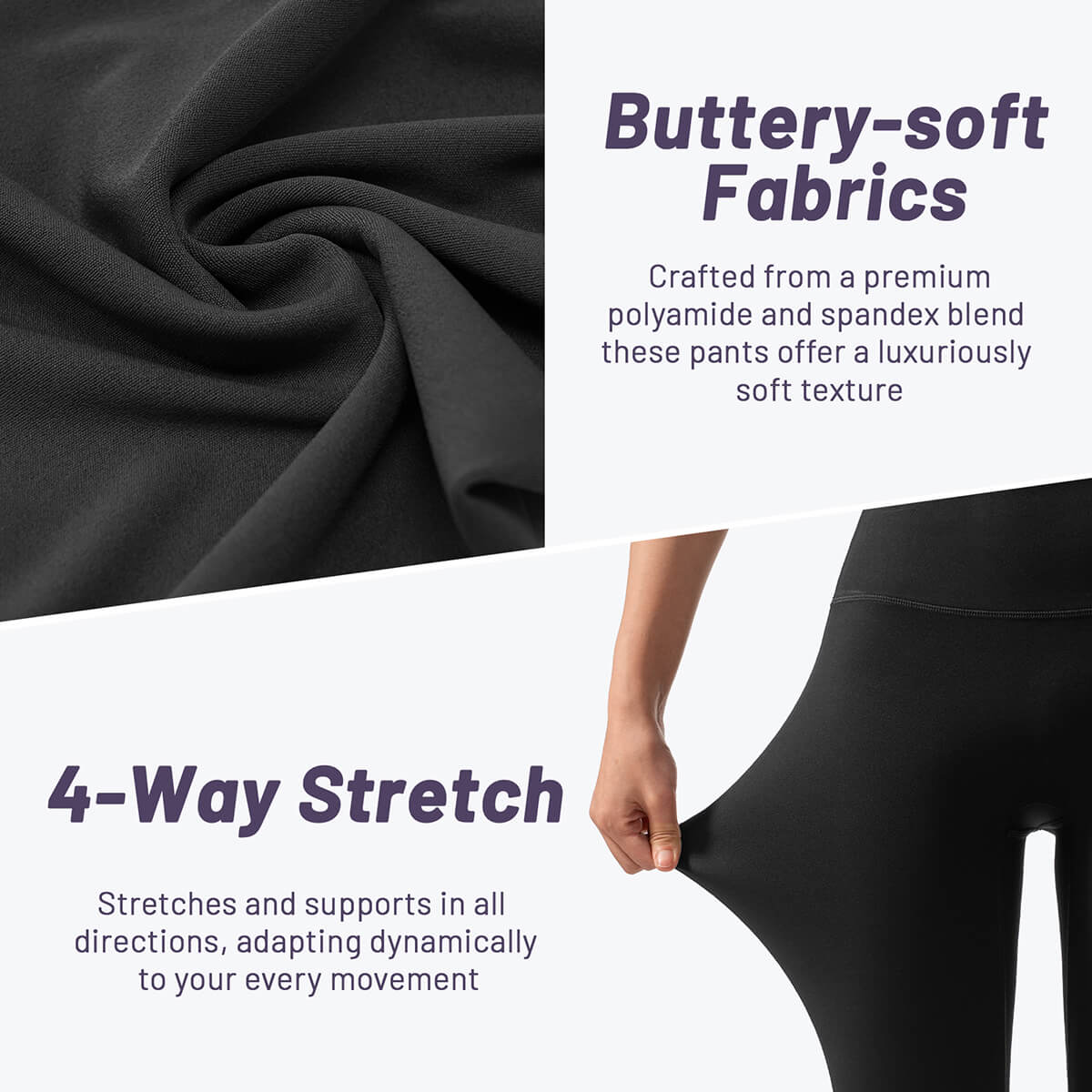 Custom High-Waisted  Flare Yoga Pants - CloudStretch™ Fabric -  Squat-Proof Leggings