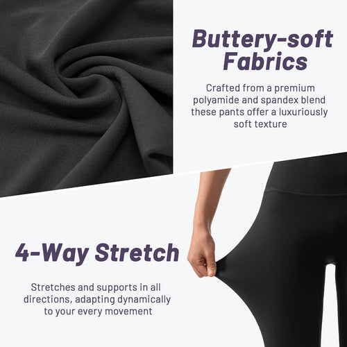 Custom High-Waisted  Flare Yoga Pants - CloudStretch™ Fabric -  Squat-Proof Leggings
