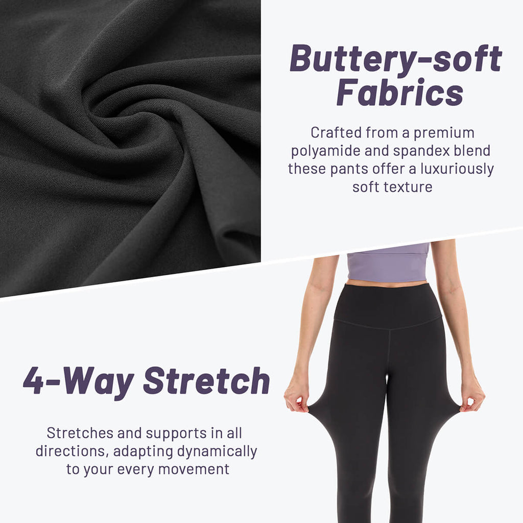 Custom High-Waisted 7/8 Leggings - CloudStretch™ Fabric (25" Inseam) -  Squat-Proof Leggings