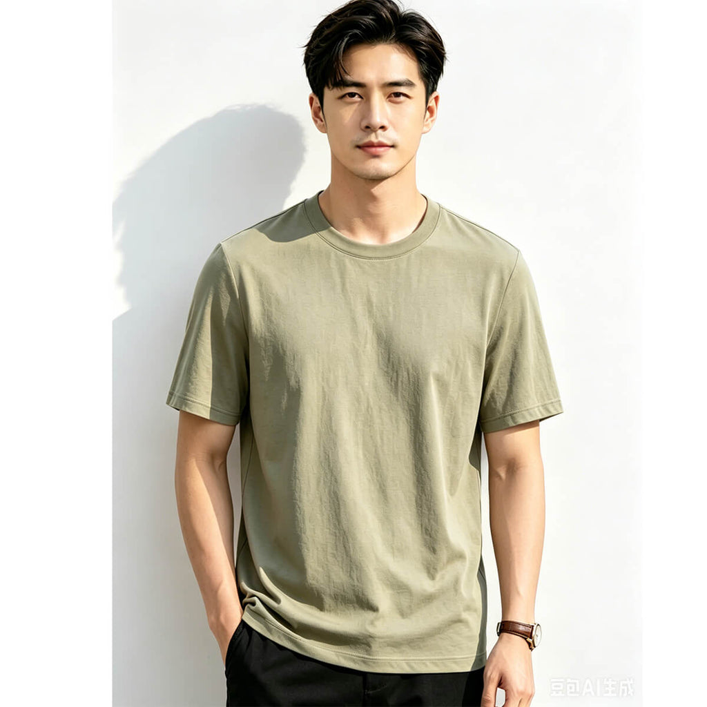 The Ultimate Cooling Performance Tee: Cotton-Linen Blend, Anti-Odor & Breathable