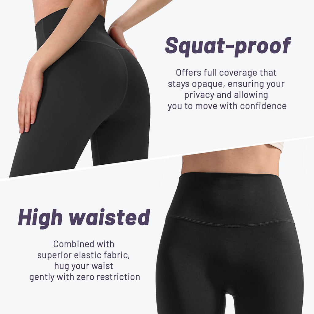 Custom High-Waisted  Flare Yoga Pants - CloudStretch™ Fabric -  Squat-Proof Leggings
