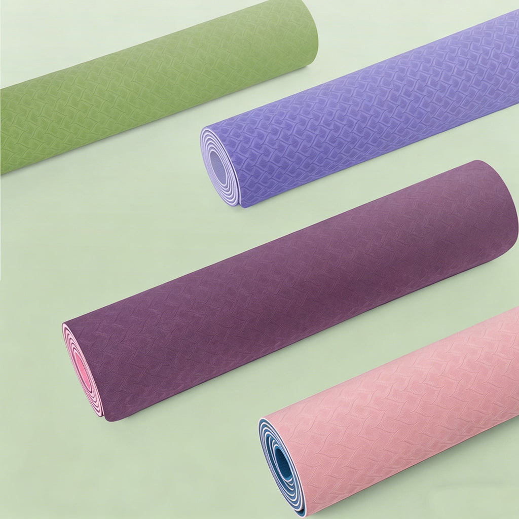 Custom Yoga Mats with Double-Side Texture for Fitness