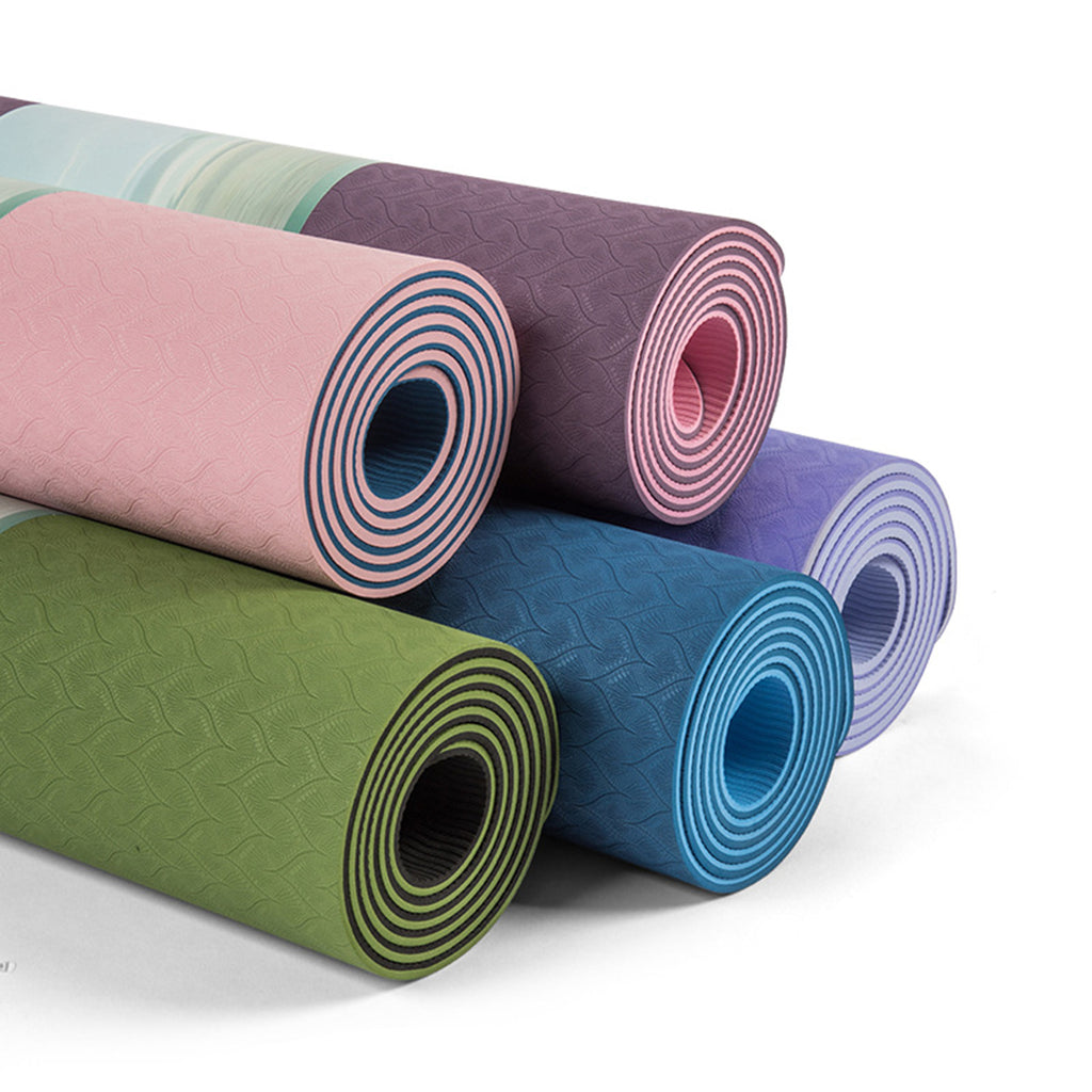 Custom Yoga Mats with Double-Side Texture for Fitness