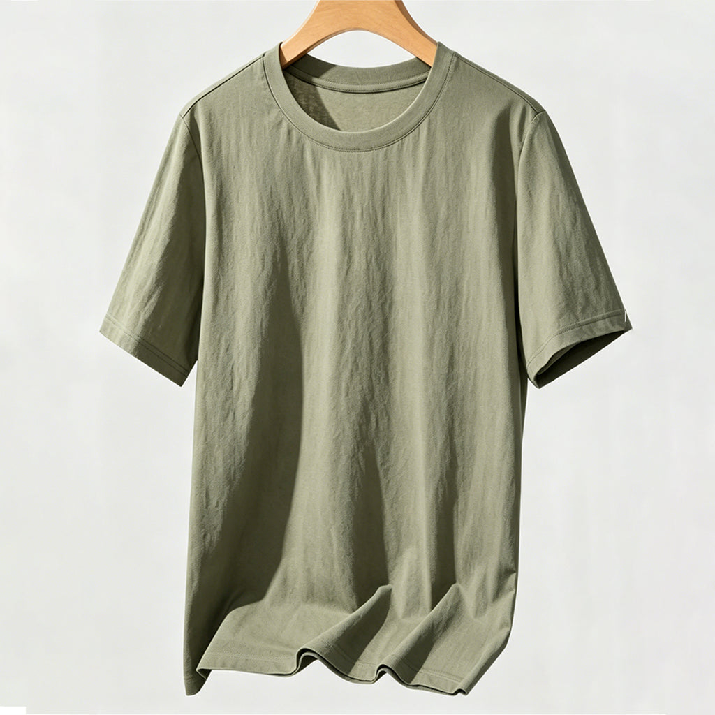 The Ultimate Cooling Performance Tee: Cotton-Linen Blend, Anti-Odor & Breathable