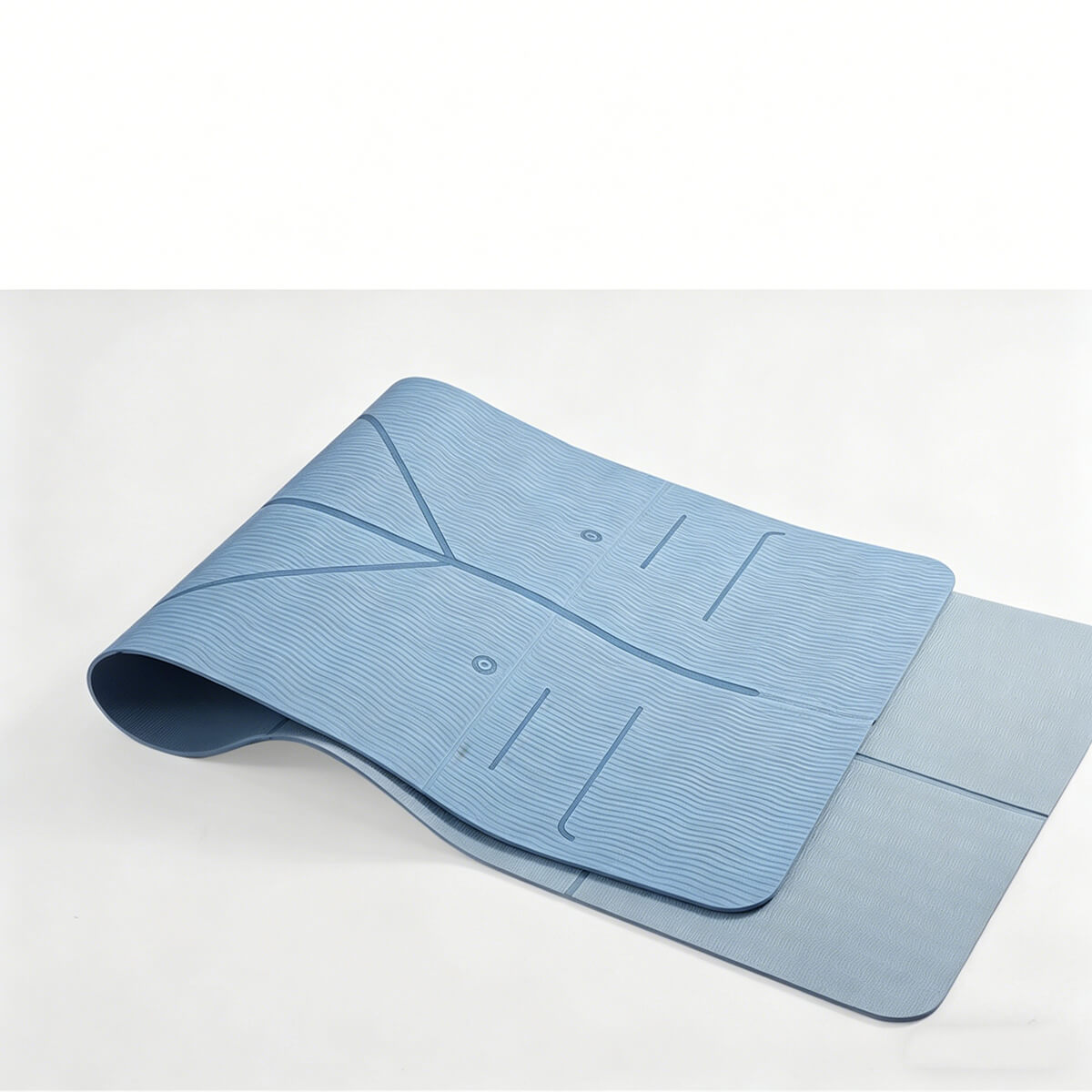 Custom Portable Foldable Fitness Mat With Double-Sided Non-Slip