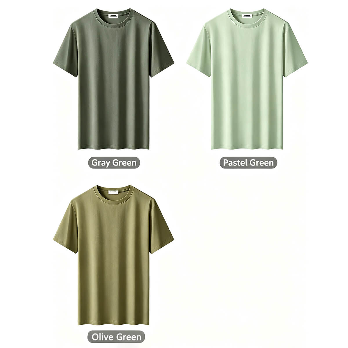 Cooling Bamboo Fiber T-Shirt - Soft & Antibacterial Tee for Men & Women