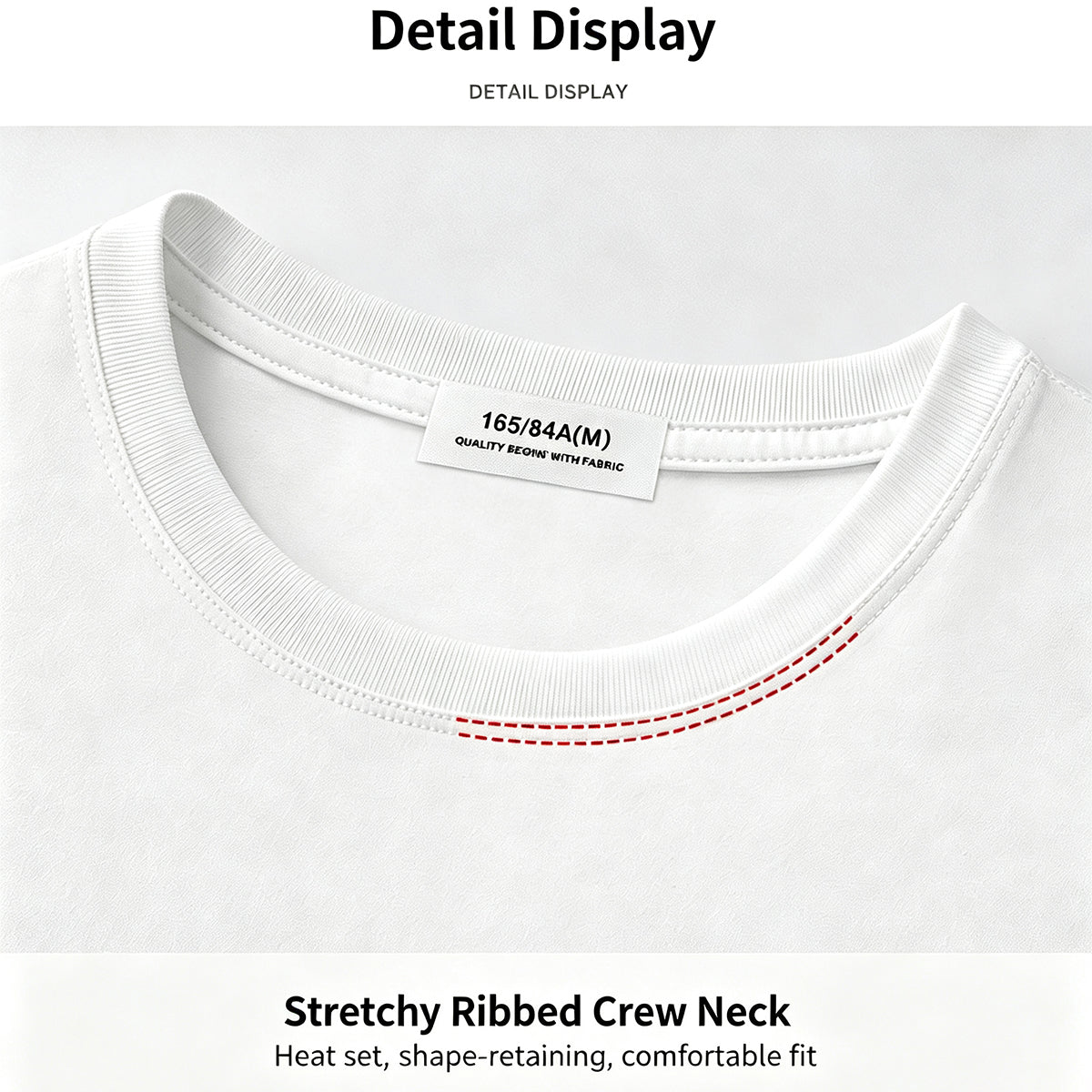 Cooling Bamboo Fiber T-Shirt - Soft & Antibacterial Tee for Men & Women