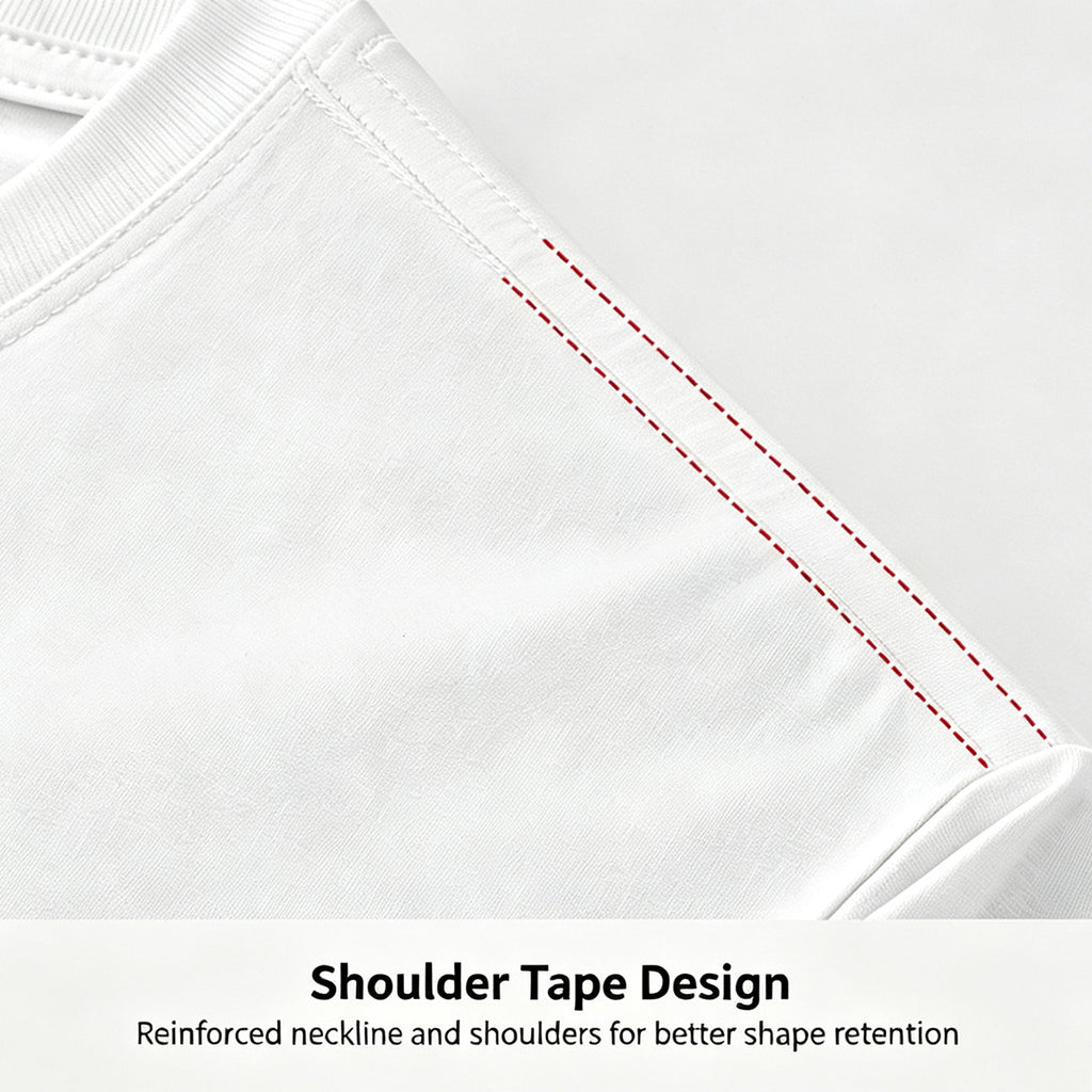 Cooling Bamboo Fiber T-Shirt - Soft & Antibacterial Tee for Men & Women