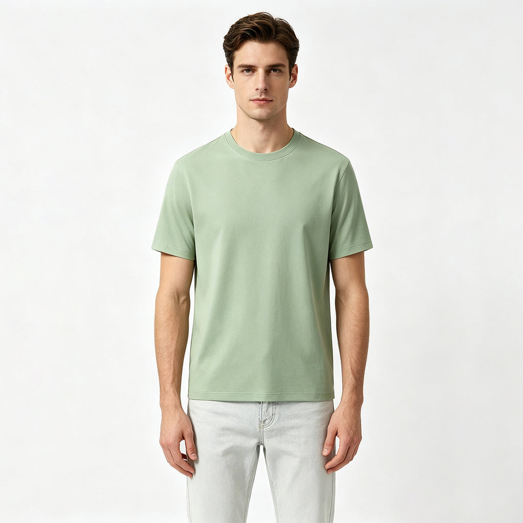 Cooling Bamboo Fiber T-Shirt - Soft & Antibacterial Tee for Men & Women