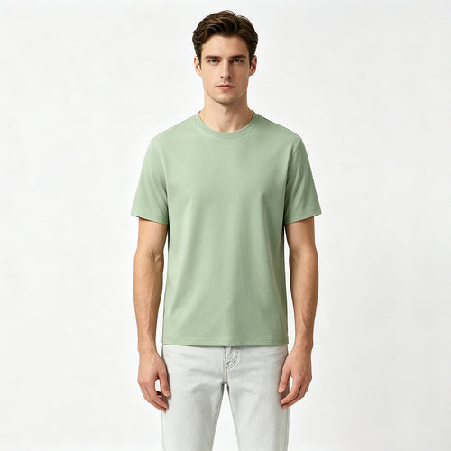 Cooling Bamboo Fiber T-Shirt - Soft & Antibacterial Tee for Men & Women