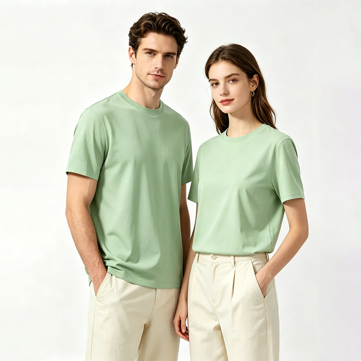 Cooling Bamboo Fiber T-Shirt - Soft & Antibacterial Tee for Men & Women