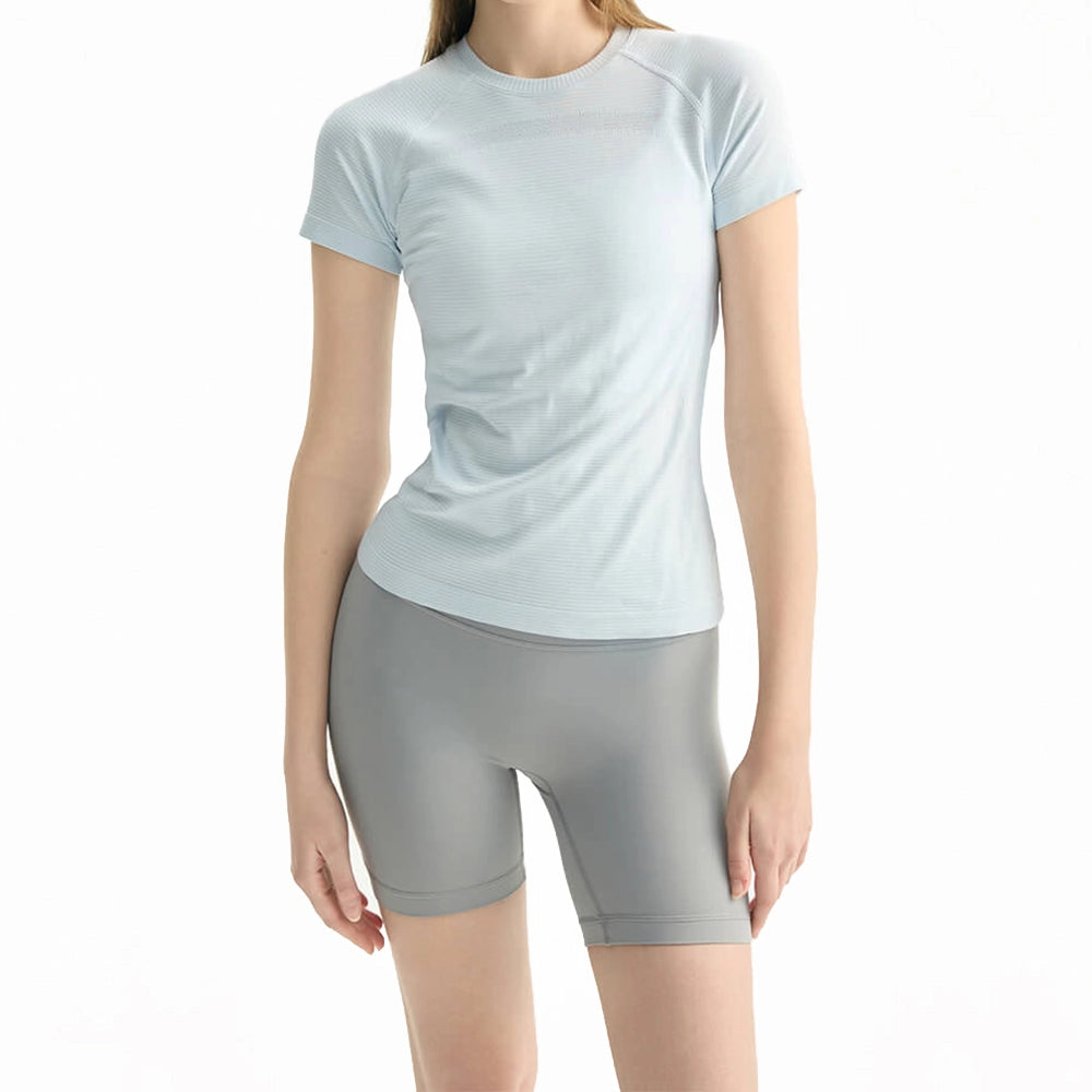 Women's Slim Fit Breathable Athletic Tee | Moisture-Wicking Yoga & Running Top