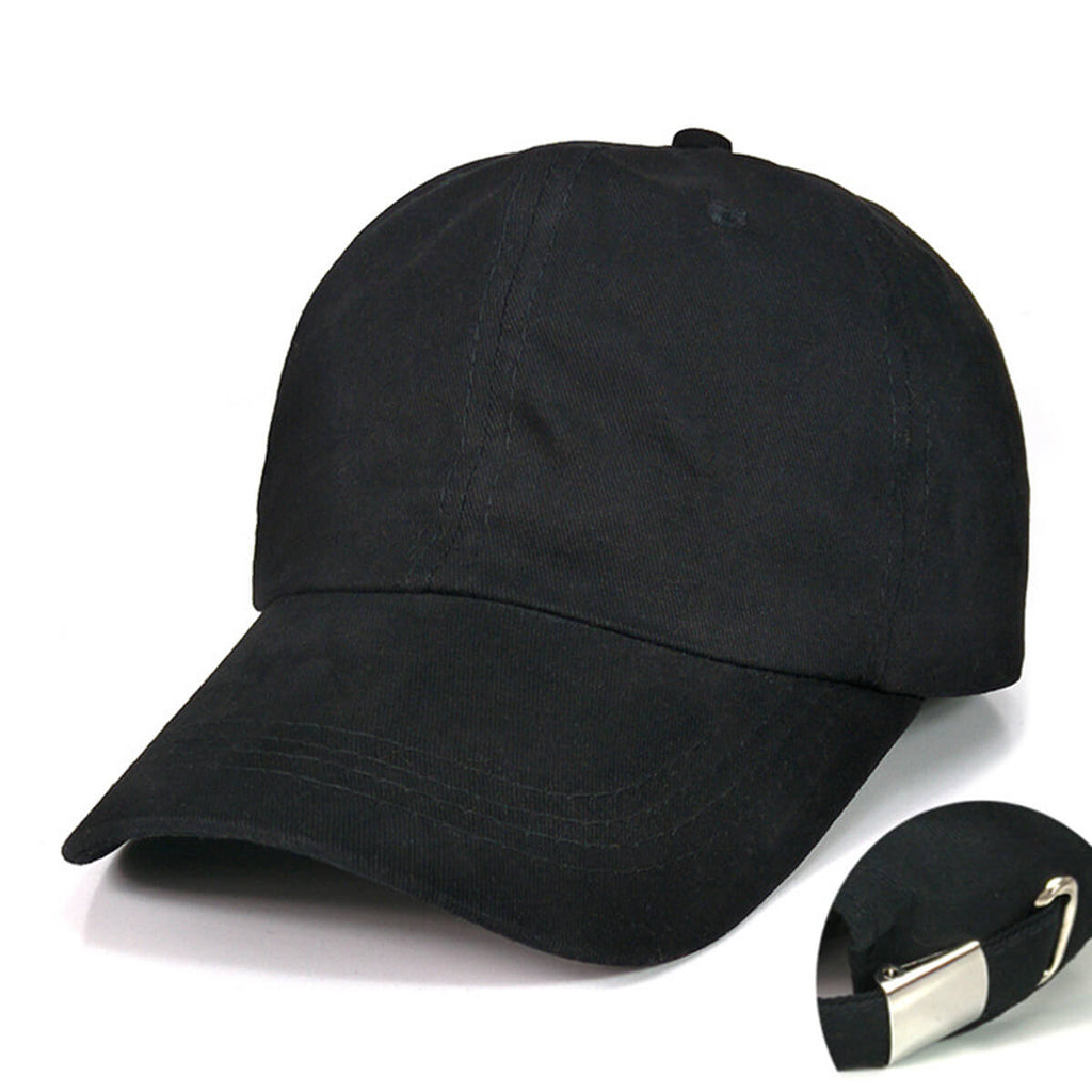 Low Profile Soft Cotton Dad Hat - Adjustable Blank Cap for Men & Women