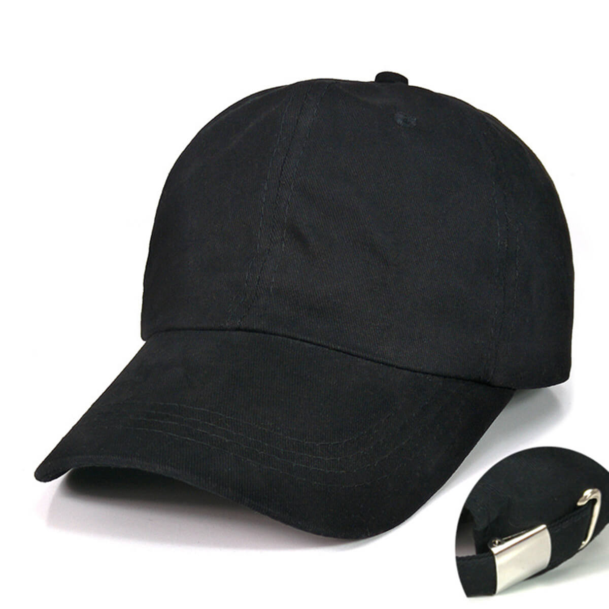 Low Profile Soft Cotton Dad Hat - Adjustable Blank Cap for Men & Women