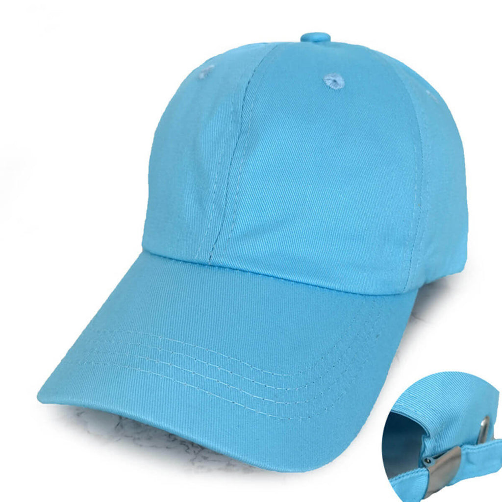 Low Profile Soft Cotton Dad Hat - Adjustable Blank Cap for Men & Women