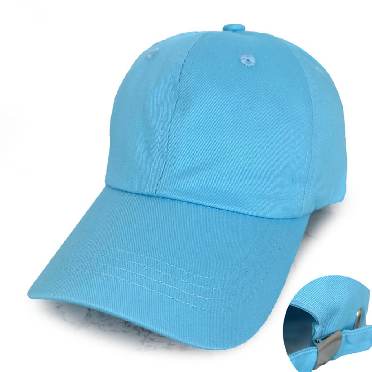 Low Profile Soft Cotton Dad Hat - Adjustable Blank Cap for Men & Women