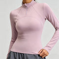 Custom Women's Breathable Long Sleeve Top for Pilates, Yoga, Running