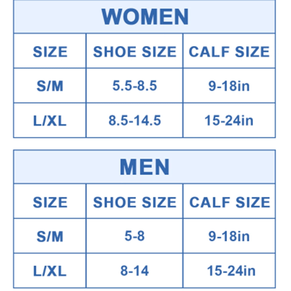 4 Pairs Knee-High 15-20 mmHg Compression Socks for Women and Men