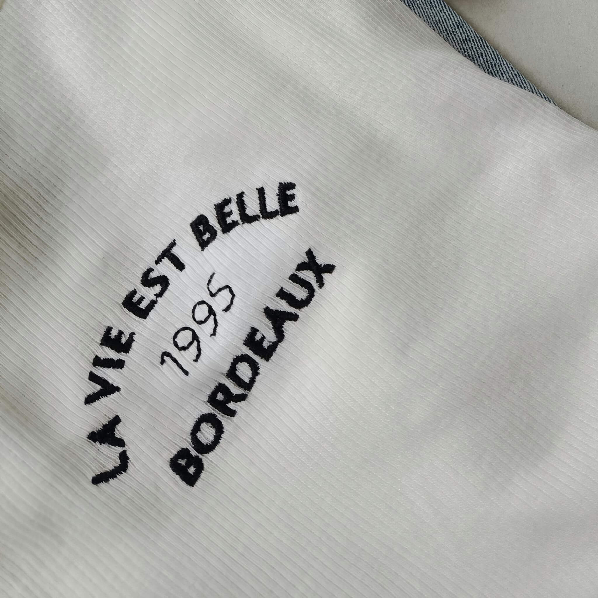 High-quality custom embroidery branding for fitness jackets, hats, and gym accessories